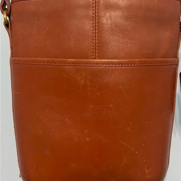 Coach Tan Leather Crossbody Bag - Picture 2 of 8